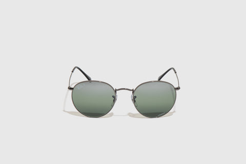 Ray-Ban RB 3447 Round Metal Gun Metal