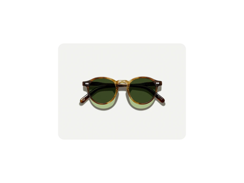Moscot Miltzen Sun Tobacco 49-22-145 Calibar Green