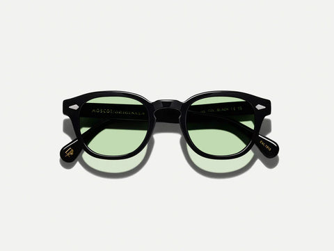 Moscot Lemtosh Sun Black / Limelight lens